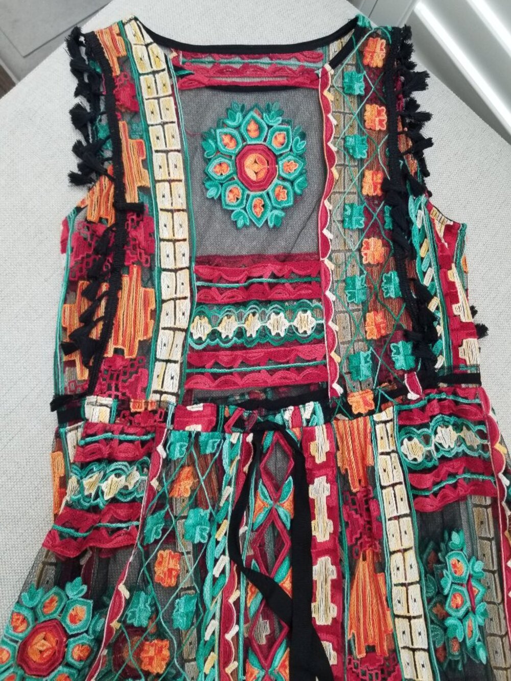 Anthropologie Eva Franco Embroidered Saskia Dress - Picture 4 of 5